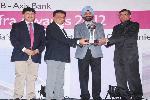 Ramky Infrastructure Limited honored the D&B-Axis bank Infra Awards, 2012 for the Construction of Regulator cum Bridge at Chamravattam, Kerala